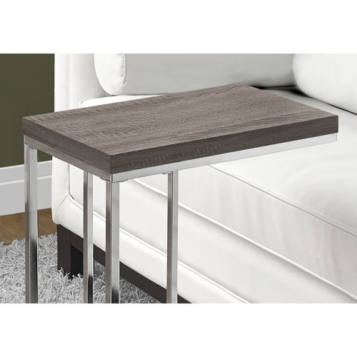 Rectangular Accent Table - Dark Taupe