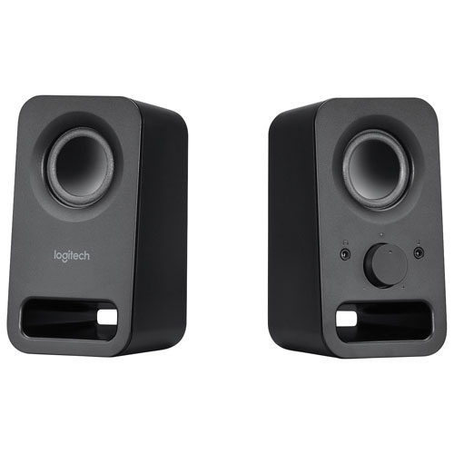 Système de haut-parleurs d'ordinateur 2.0 canaux Z150 de Logitech - Noir