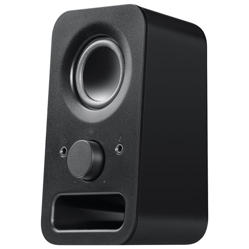 Système de haut-parleurs d'ordinateur 2.0 canaux Z150 de Logitech - Noir