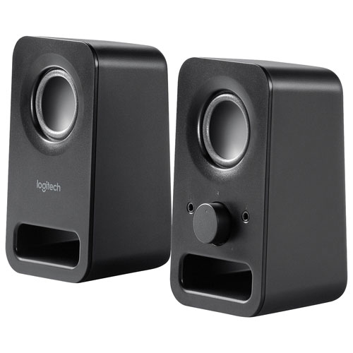 Système de haut-parleurs d'ordinateur 2.0 canaux Z150 de Logitech - Noir