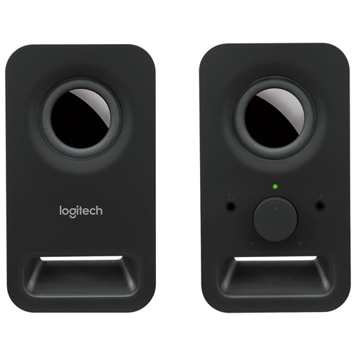 Système de haut-parleurs d'ordinateur 2.0 canaux Z150 de Logitech - Noir