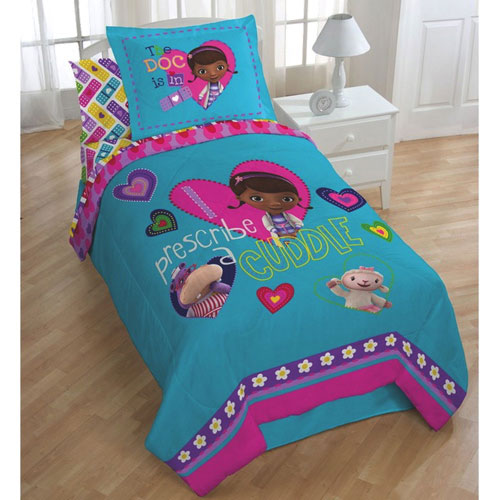 Disney Doc Mcstuffins Single Size Comforter Sham Set 1229twcs900