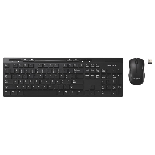 Insignia Wireless Keyboard & Mouse Combo Keyboard and Mouse Combo - Only at Best Buy