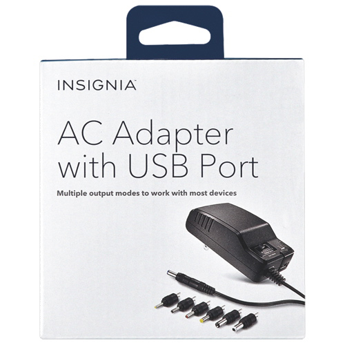 Insignia Universal AC Adapter with USB port - Only at Best Buy
