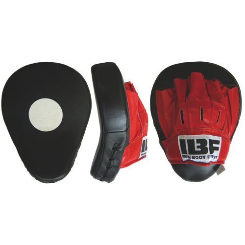 Iron Body Fitness IBF Focus Pads - Black/Red