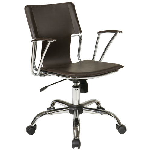 Avenue Six Dorado Vinyl Office Chair Espresso Office Chairs Best