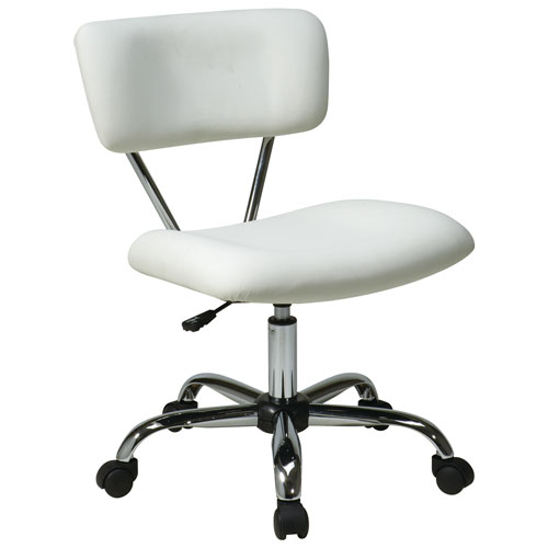 Avenue Six Vista Vinyl Office Chair - White