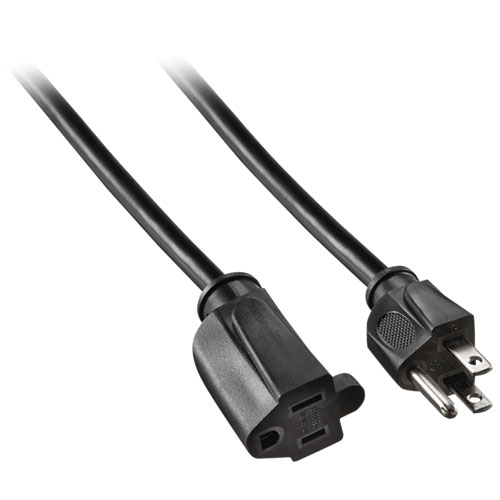 Insignia 12' Extension Power Cord - Black - Only at Best Buy
