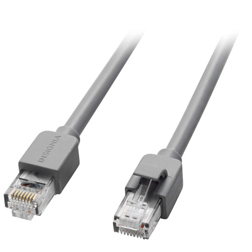 Câble Ethernet Cat6 de 15,2 m d'Insignia - Gris - Exclusivité de Best Buy