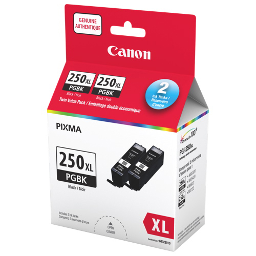 Canon PGI-250XL Black Ink - 2 Pack