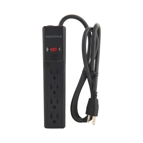 Insignia 4-Outlet Surge Protector - Only at Best Buy