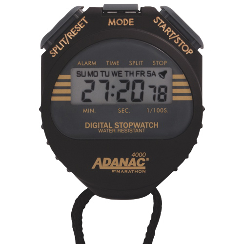 Marathon Adanac 4000 Digital Stopwatch - Black