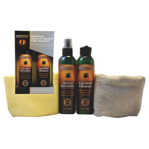 Music Nomad Premium Four-Piece Drum and Cymbal Care Kit