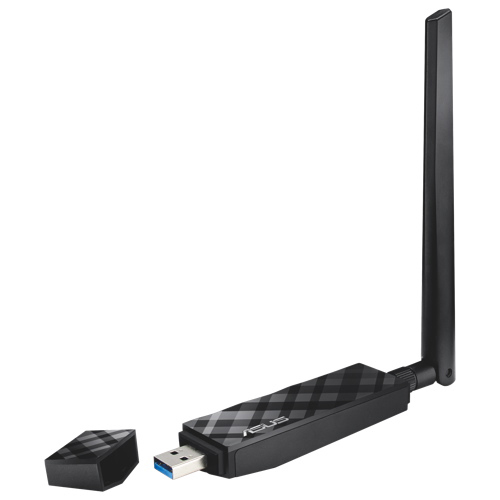 Carte Wi-Fi AC1300 USB 3.0 avec antenne externe à gain élevé d'ASUS