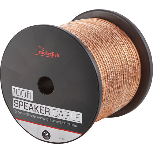 New Pyramid RSW12100 12 Gauge 100ft 6 Spool of High Quality Speaker Zip Wires