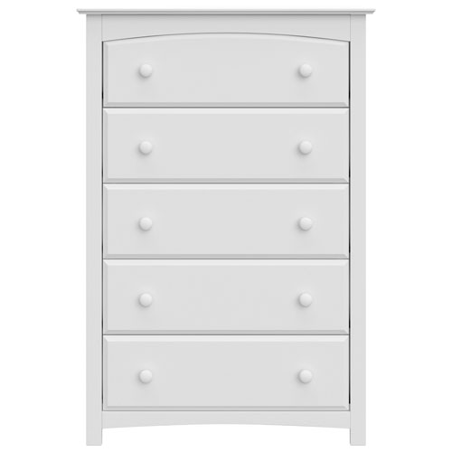 Storkcraft Kenton 5-Drawer Dresser - White