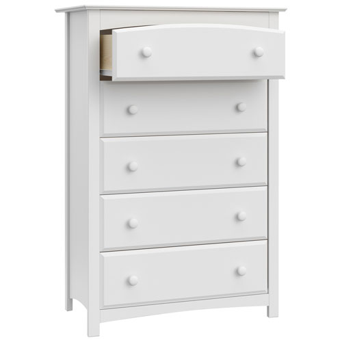 Storkcraft Kenton 5-Drawer Dresser - White
