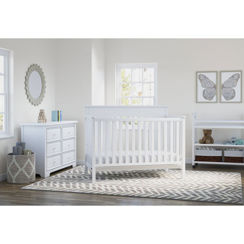 Graco Lauren 4 In 1 Convertible Crib White Best Buy Canada