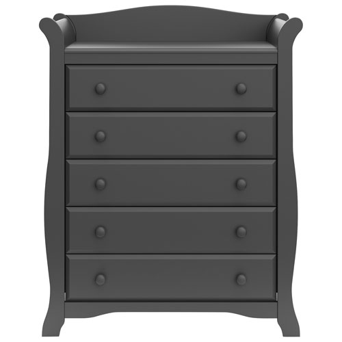 Storkcraft Avalon 5 Drawer Nursery Dresser Grey Best Buy Canada