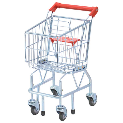 metal grocery cart toy