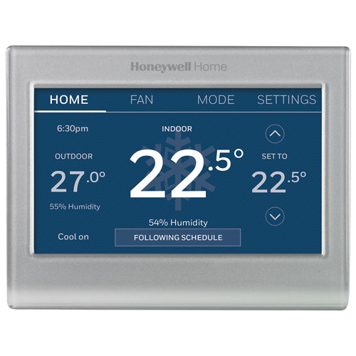 Thermostat avec couleurs intelligentes Wi-Fi de Honeywell Home