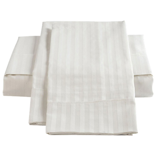 Ensemble de draps en coton égyptien de contexture 450 de St. Pierre Home - Grand lit - Blanc