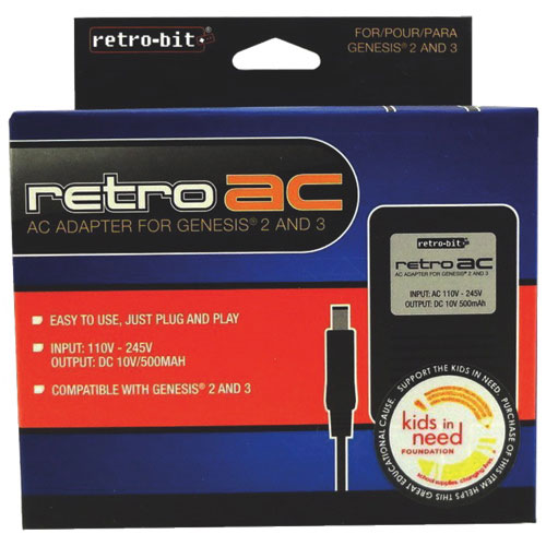 Adaptateur c. a. Retro de Retro-Bit pour Genesis 2/3