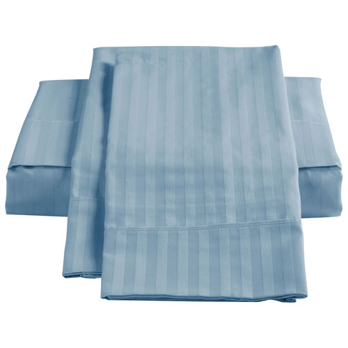 The St. Pierre Home 450 Thread Count Egyptian Cotton Sheet Set - Queen - Dark Blue