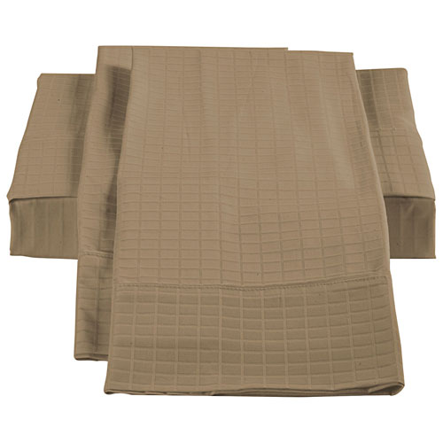 The St. Pierre Home Collection Bamboo/Cotton Sheet Set - Double/Full - Taupe