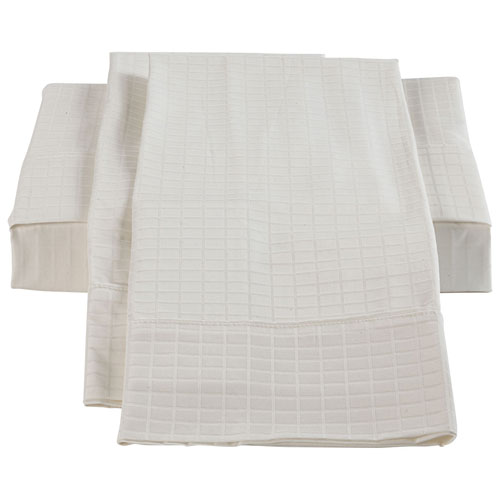 The St. Pierre Home Collection Bamboo/Cotton Sheet Set - Single/Twin - White