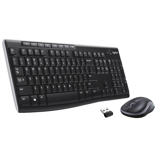 Logitech Wireless Keyboard and Mouse Combo - Black