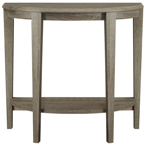 Console en demi-cercle contemporaine - Taupe foncé