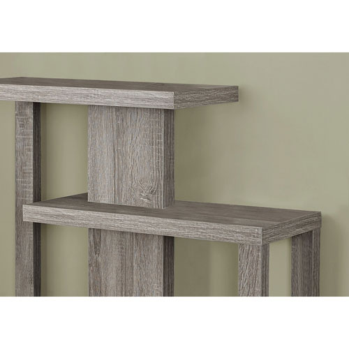 Contemporary Rectangular Console Table - Dark Taupe