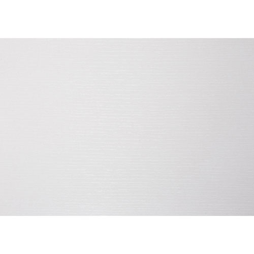 Contemporary Rectangular End Table - White