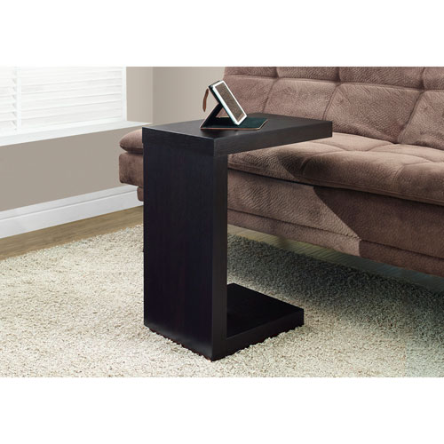 Contemporary Rectangular Accent Table - Cappuccino