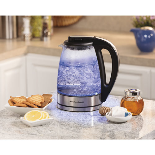 Hamilton Beach Electric Kettle - 1.7L - Glass