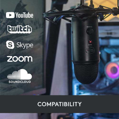 Microphone USB Yeti de Blue Microphones - Édition Blackout