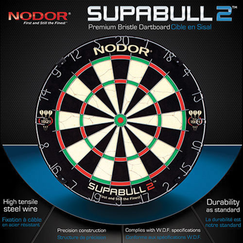 Nodor Supabull 2 Bristle Dartboard