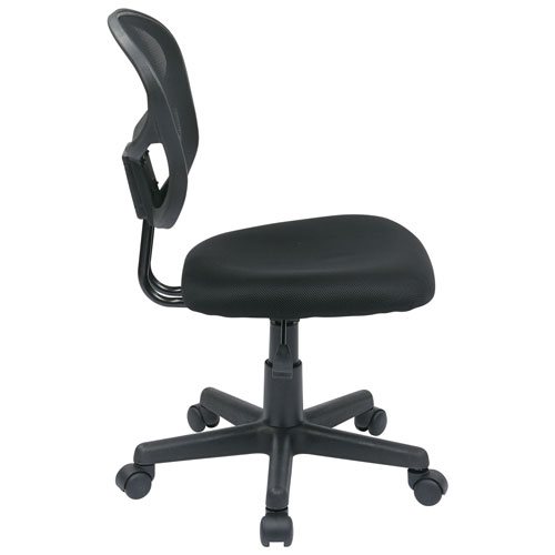 Office Star OSPDesigns Polyester Task Chair - Black