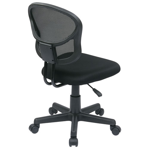 Office Star OSPDesigns Polyester Task Chair - Black