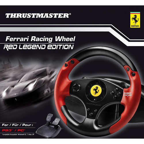 Thrustmaster Ferrari Racing Wheel Red Legend Edition For Ps3