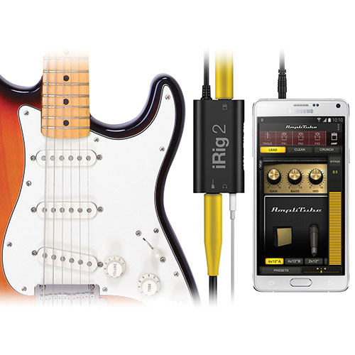 IK Multimedia iRig 2 Guitar Interface for Smartphones & Tablets