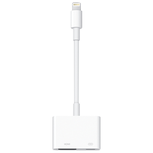 Apple Lightning To Hdmi Lightning Digital Av Adapter Md826am A Best Buy Canada
