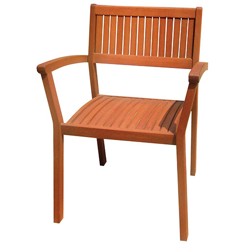 Eucalyptus Hardwood Patio Dining Chair, Summer Breeze Outdoor Furniture