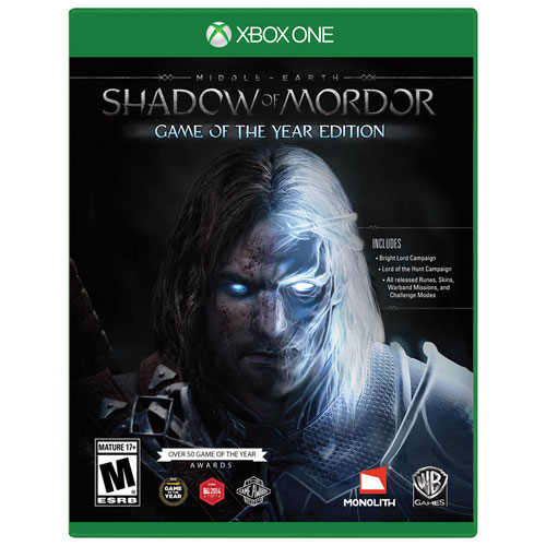Shadow Of Mordor Game Of The Year Edition Xbox One Previously Played Best Buy Canada