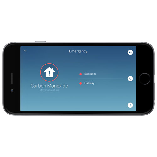 Détecteur de monoxyde de carbone et de fumée Wi-Fi de Google Nest Protect (à piles) (S3000BWEF)