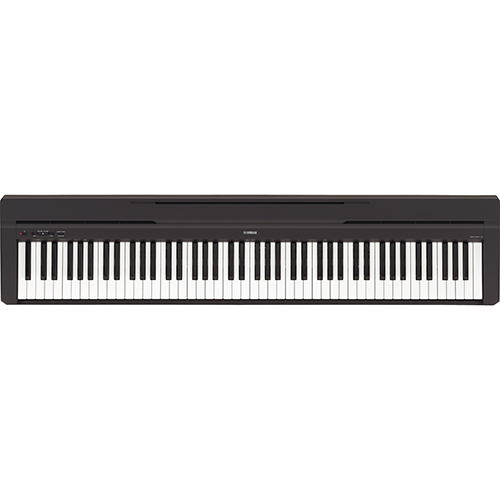 Piano numérique à 88 touches lestées à marteaux P45 de Yamaha - Noir