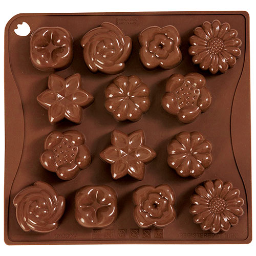 Pavoni Flower Bouquet Silicone Chocolate Mould