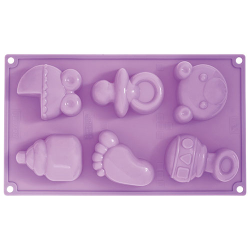 Pavoni Baby Birthday Silicone Mult-Tray Mould