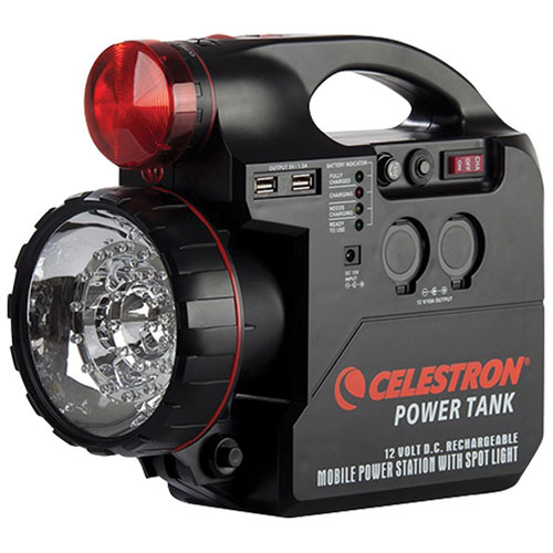 Celestron Power Tank 12V Rechargeable Mobile Power Station with Spot Light